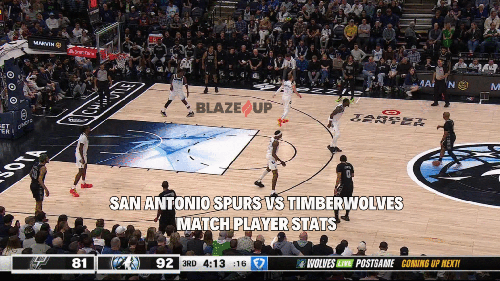 San Antonio Spurs vs Timberwolves Match Player Stats: Who Dominated the Court? san antonio spurs vs timberwolves match player stats